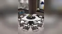 Fixed Unfolded Modern Dining Table Set with Low Price 