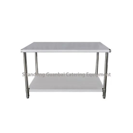 Guanbai demountable  stainless steel food prep table working bench for kitchen equipment 