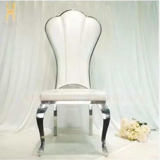 Hot Sale High Quality Silver Gold Elegant Stainless Steel Dining Chair 