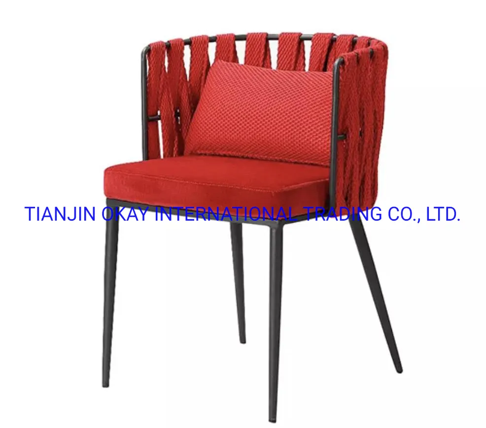 Factory Wholesale Modern Style European Furniture Stainless Steel Dining Chair with Metal Legs