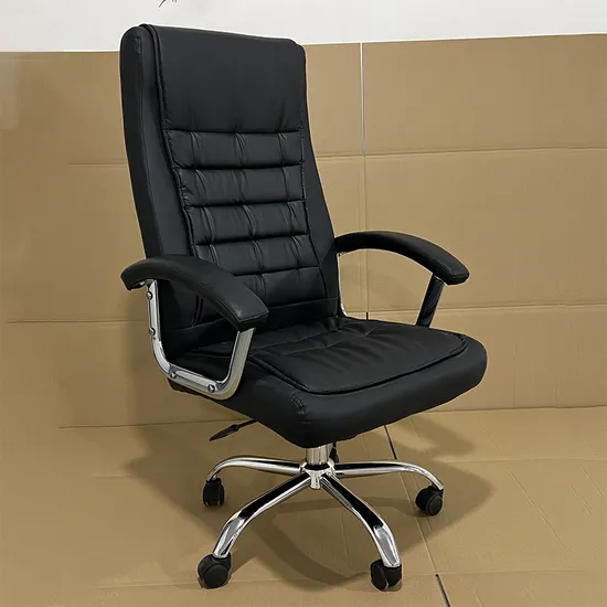 Factory Modern Comfortable PU Leather Boss Seat Ergonomic Swivel Adjustable Office Chair 