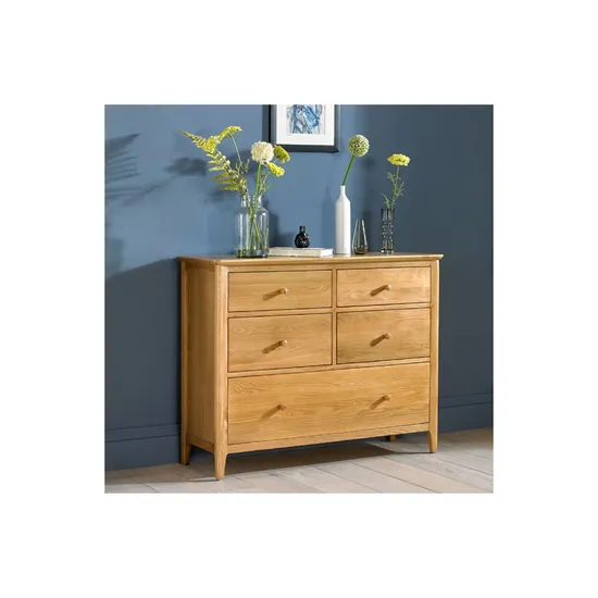 Seats 4 to 6 Oak Small Extension Oak Dining Table, Modern Extended Wholesale Dining Table for Home Dining Room Restaurant and Hotel 