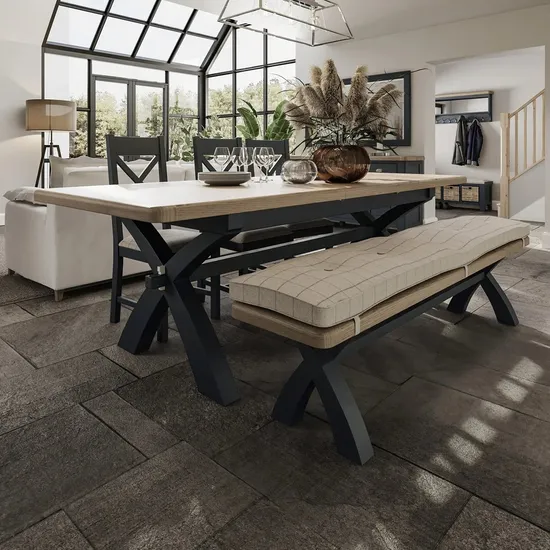 Chinese Wholesale Customized Natural Oak 150cm Rectangle Extending Table Wooden Home Dining Room Restaurant Modern Extension Ding Table 