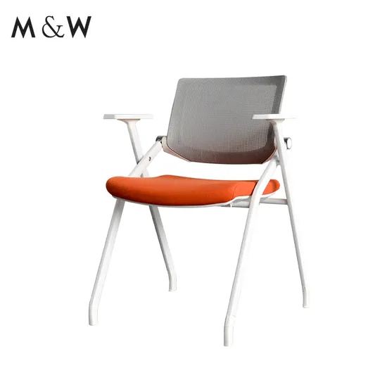 M&W Hot Sale University College School Furniture Durable Plastic with Metal Frame Comfortable Seating Student Chair 