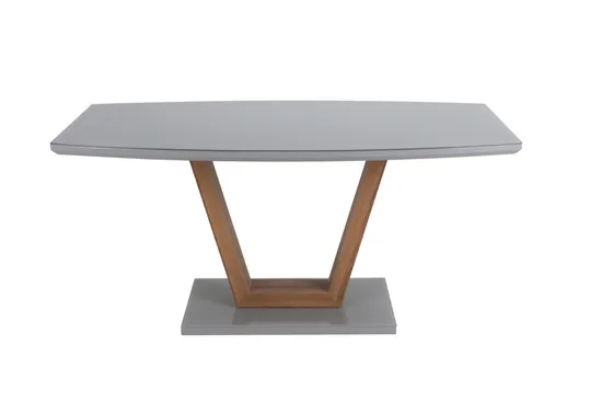 Bazhou Factory Modern Design Extendable Dining Table Set with Double Extension Slides 