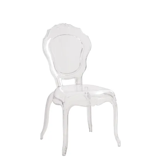 Crystal Wholesale Restaurant Transparent Plastic Chair 